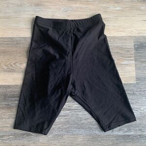 ASOS NWOT black spandex shorts sz 0
